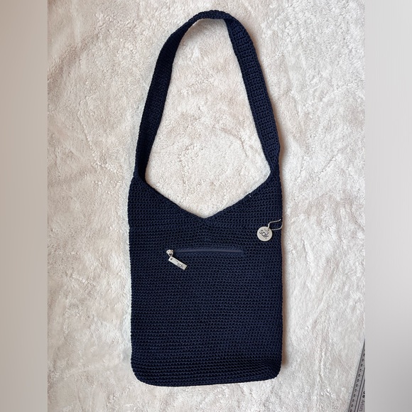 The Sak Handbags - The Sak Boho Hobo Shoulder Bag in Navy Blue